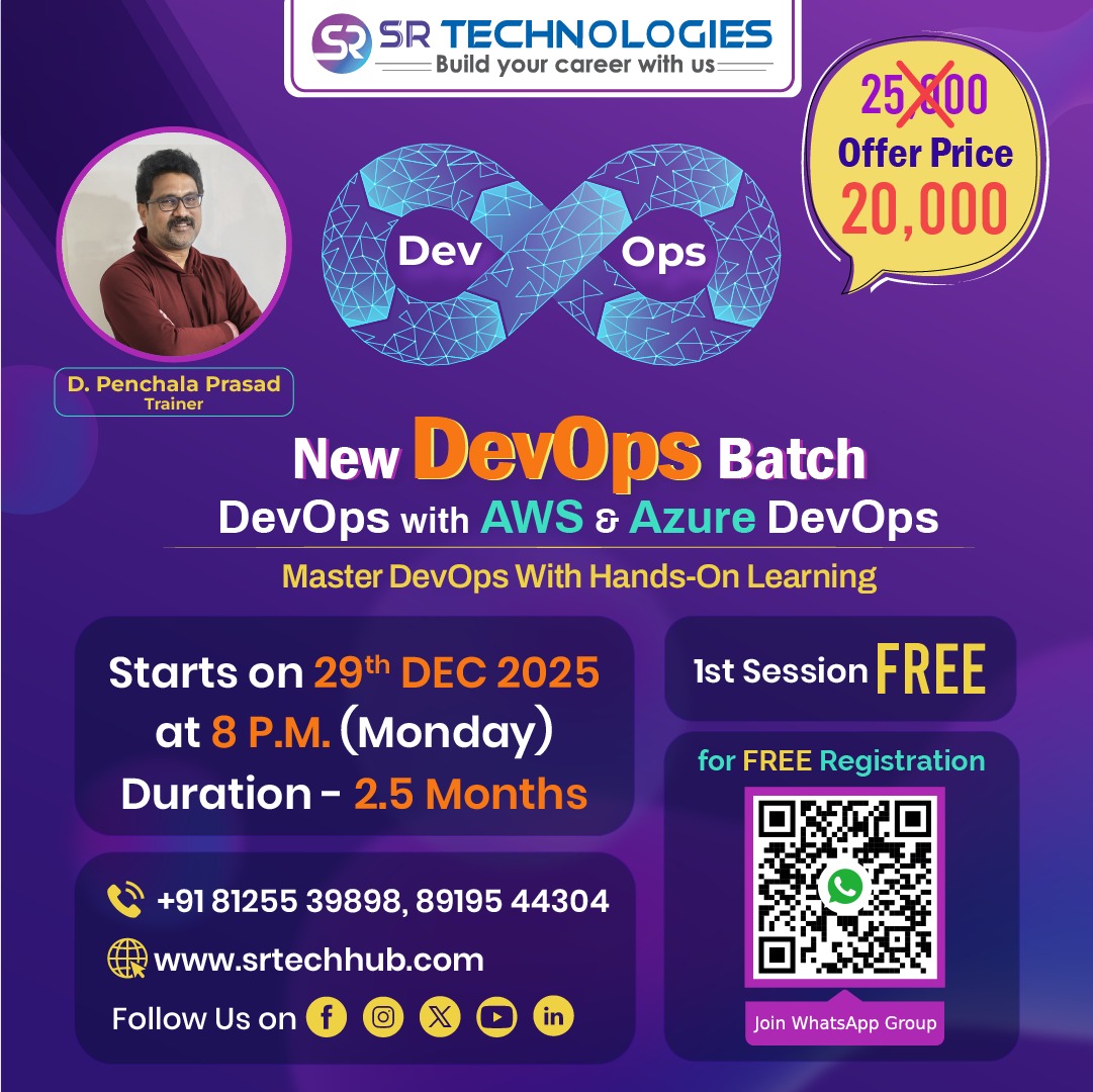 Training Program on DevOps with AWS and AZURE DevOps 2025